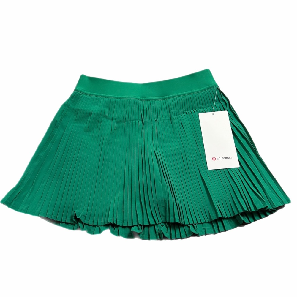 NWT Lululemon Varsity High-Rise Pleated Tennis Skirt *13” (Raceway Green) Size 4 - Picture 2 of 8